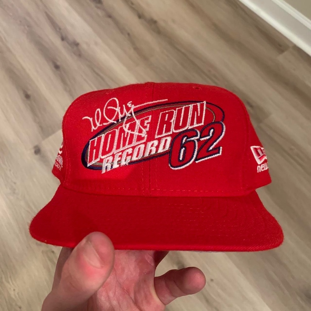 Vintage 1990s St. Louis Cardinals Mark McGwire MLB Baseball Snapback Hat Cap